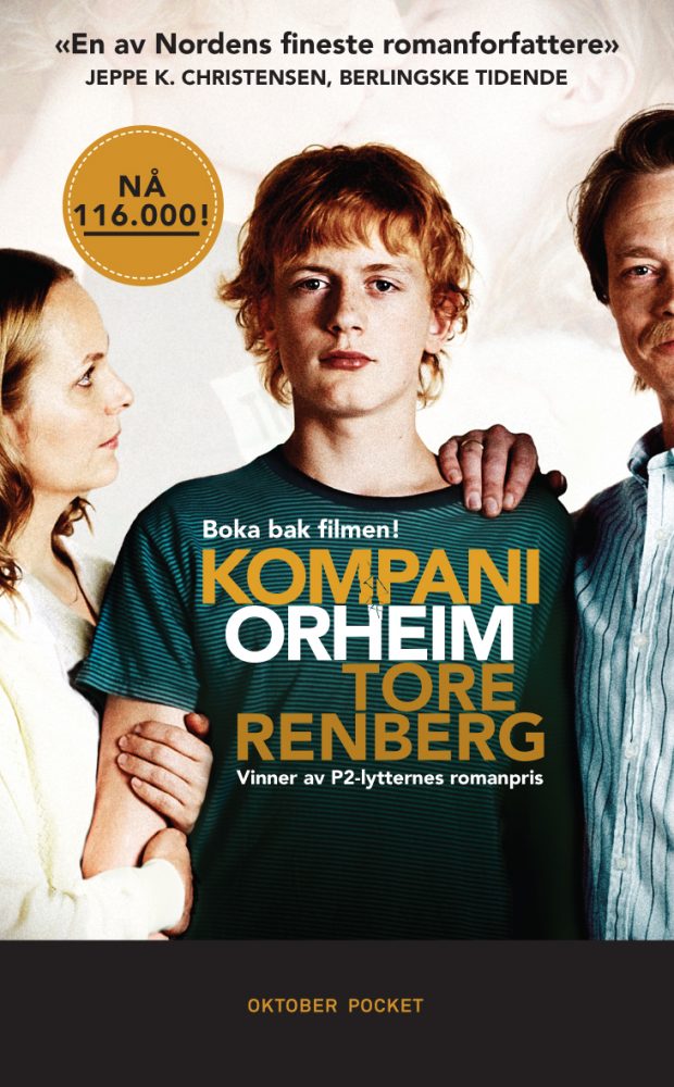 Bokcover: Kompani Orheim av Tore Renberg, Oktober forlag